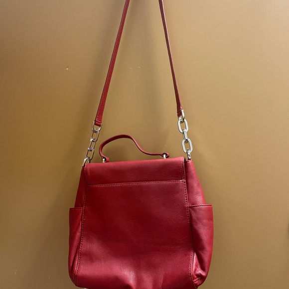 AUTHENTIC Red leather MK bag - Picture 2 of 3